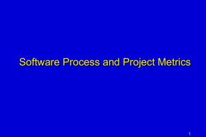 Software Process and Project metrics