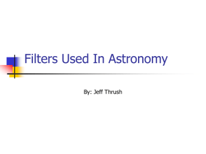 Astronomical Filters