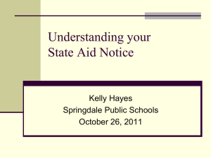 SF208 Understanding your State Funding Printout