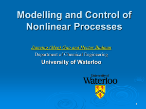 Modelling - Engineering - University of Waterloo