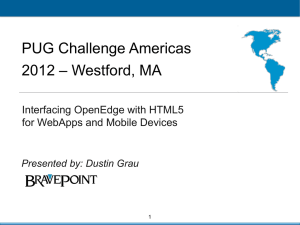 OpenEdge_and_HTML5 - PUG Challenge Americas