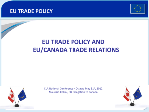 European Union – Canada Workshop in Western Canada