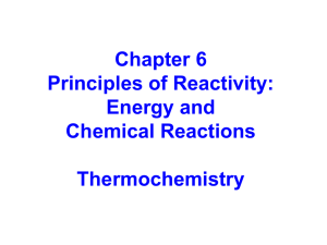 Chapter 5 Energy Relationships in Chemistry