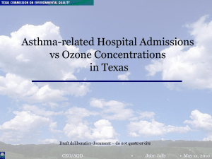 2010 TCEQ-No correlation between ozone and asthma