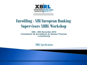 XBRL Specifications