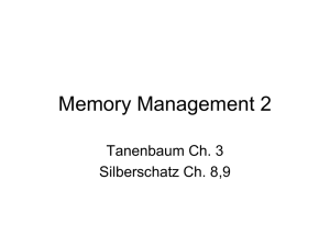 Memory Management 2