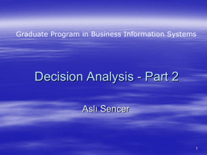 Decision Theory Part-2
