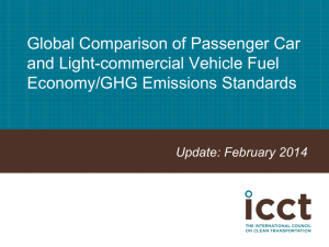 Passenger Cars - The International Council on Clean Transportation