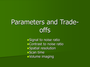 Parameters and Trade-offs