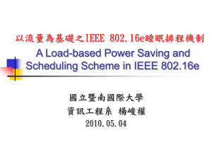 802.16: Power Saving