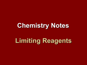 Limiting Reagents