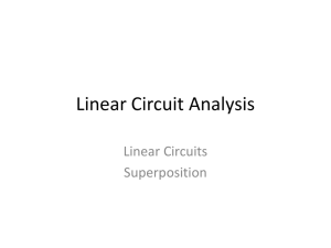 Linear Circuit Analysis