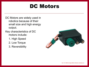 DC Motors - Robotics Academy