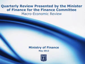 Macro-Economic Overview as Presented by the Minister of Finance