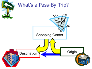 Pass-by Trips Example