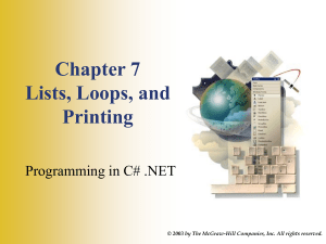 Programming in Visual Basic.NET