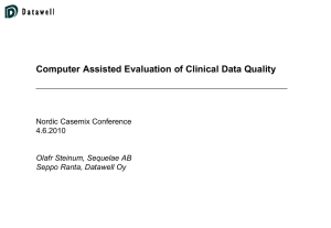 Automatized Audit for Evaluation of Hospital Data Quality