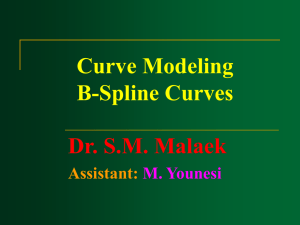 B-Spline Curves