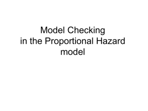 Model Checking in the Cox PH model
