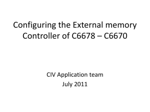 1541.XMC – external memory Controller