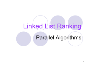 Linked List Ranking