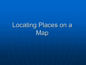 Locating Places on a Map