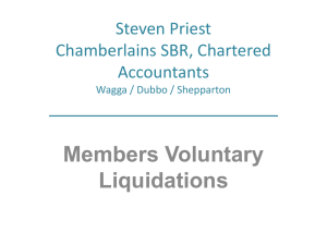 Steven Priest Chamberlains SBR, Chartered Accountants Wagga