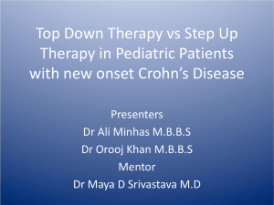 Top down therapy vs Step up therapy in pediatric patients with new