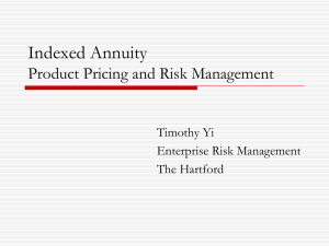 Fixed Index Annuity Product Pricing and Risk Management