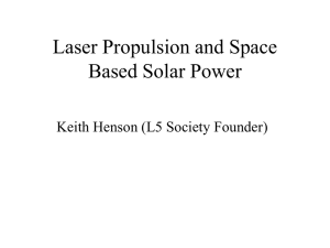 Laser Rockets & SSP