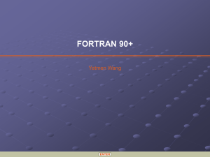 Fortran History