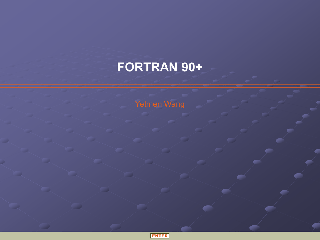 fortran 95 compiler windows