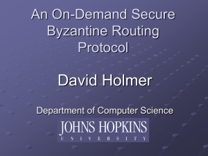 An On-demand Secure Routing Protocol Resilient to Byzantine