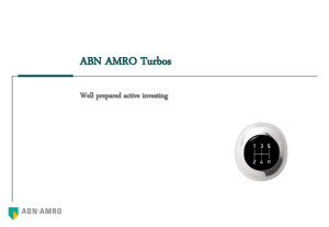 ABN AMRO Turbos Well prepared active investing