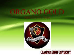 Organo Gold Gourmet Black coffee