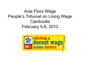 Expert #5 presentation: Asia floor wage is doable