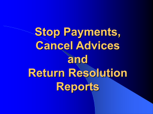 Stop Payments - Washington State Board for Community