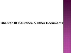 10.1 insurance documents