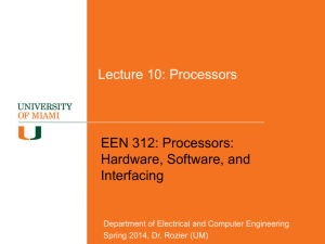 Lecture 10 - Processors - data engineering . org