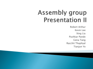 AssemblyIII - Compgenomics 2011