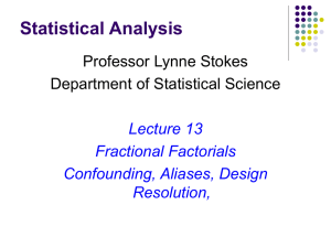 Statistical Analysis