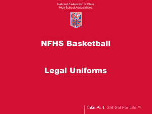 Basketball Uniform Guidelines