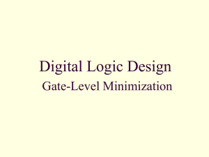 Gate-Level Minimization