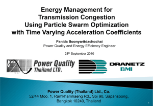 optimal generator redispatching for congestion management using