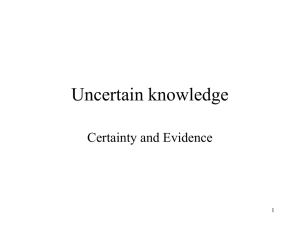 Uncertain knowledge