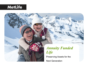 Annuity Funded Life