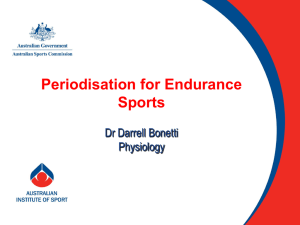 Periodisation for Endurance Sports