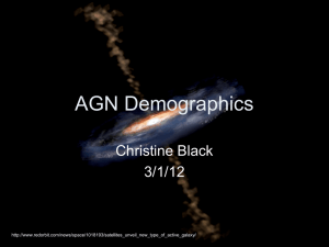 Christine: AGN Demographics