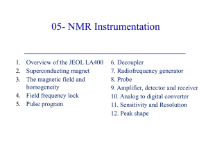 2 Theory of NMR - coercingmolecules