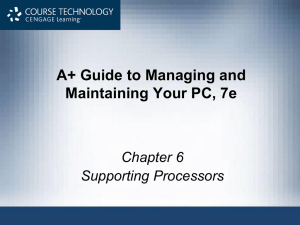 Chapter 6 - Processors